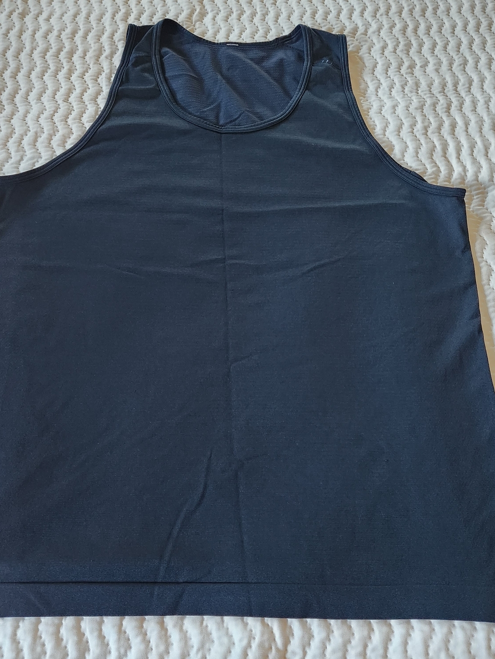 lululemon athletica Men's Navy Blue Performance Tank Size L